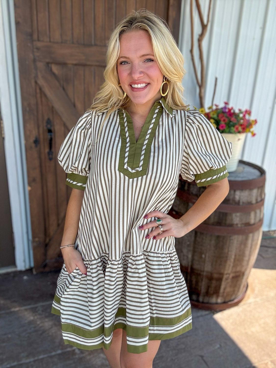 Olive Grove Dress