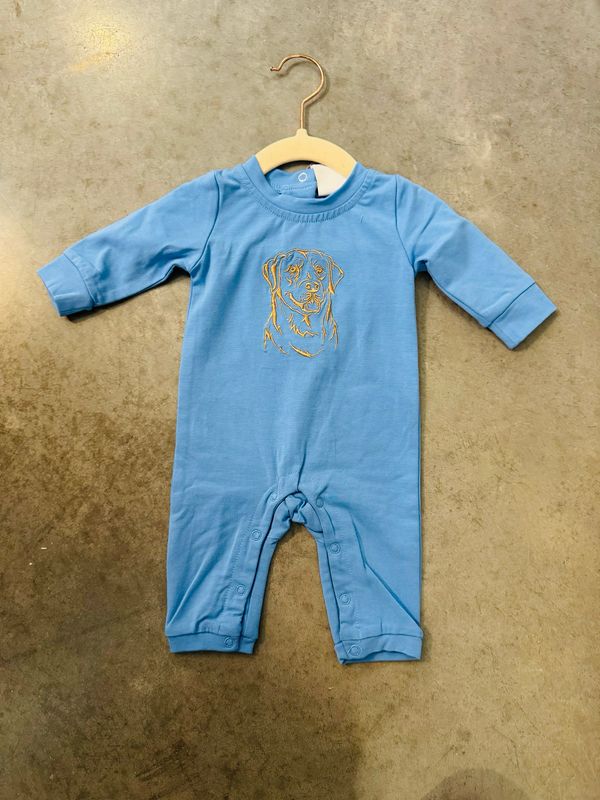 CH Lab Embroidery Boys Romper