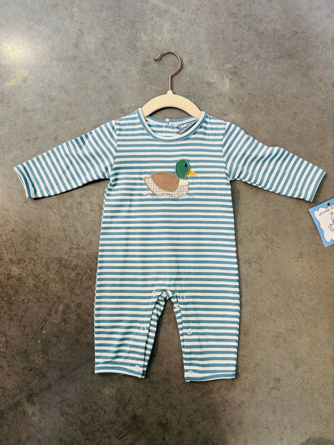 CH Duck Applique Boys Romper