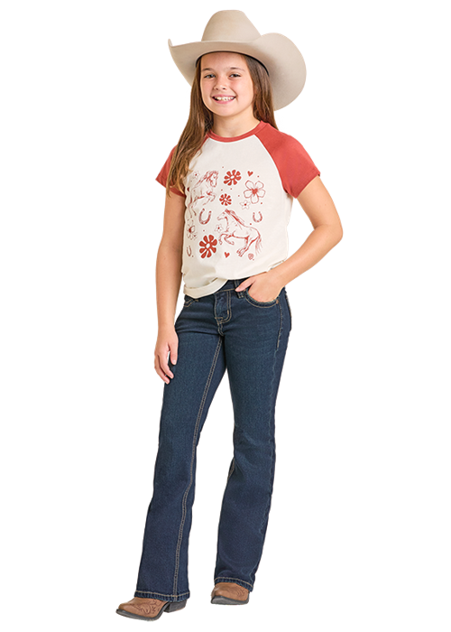 Girls Boot Stitch Bootcut