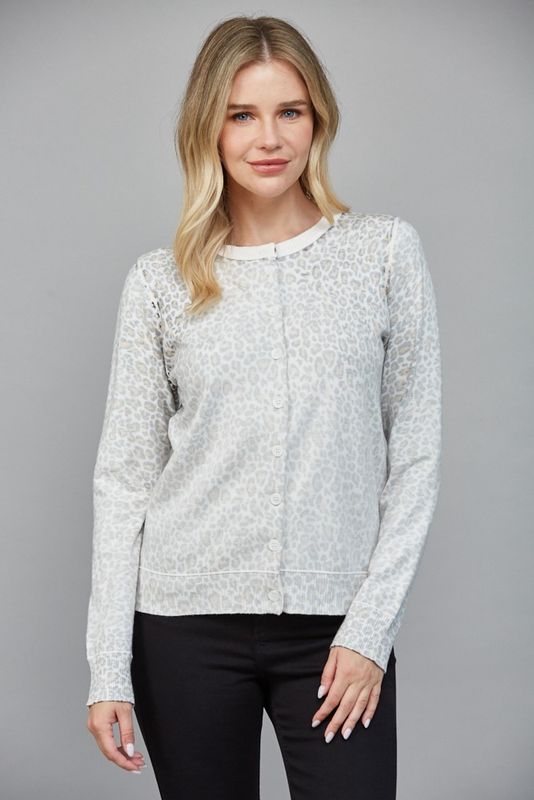 Snow Leopard Cardigan