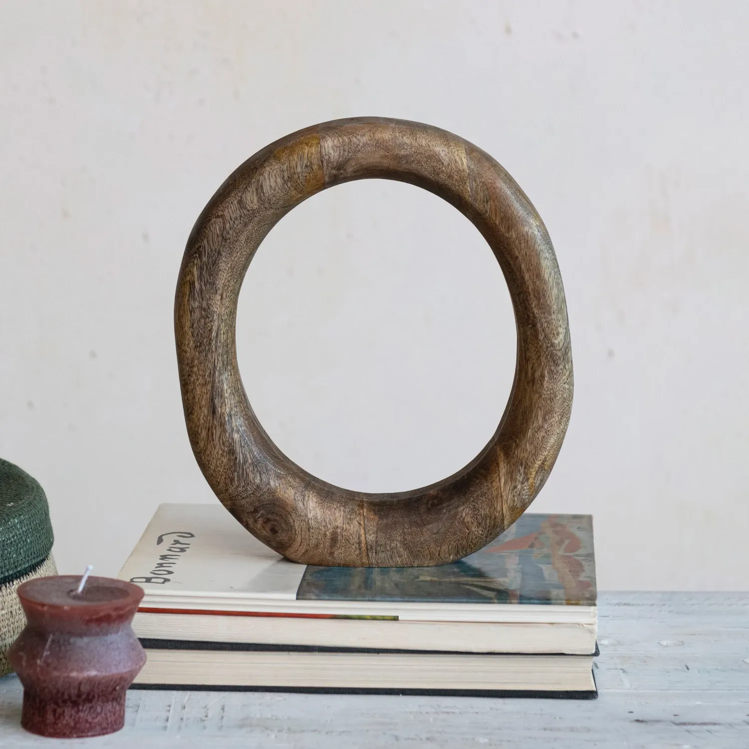 DF7043-Mango Wood Standing Circle