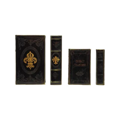 DG0467-LG MDF/Faux Leather Book Storage