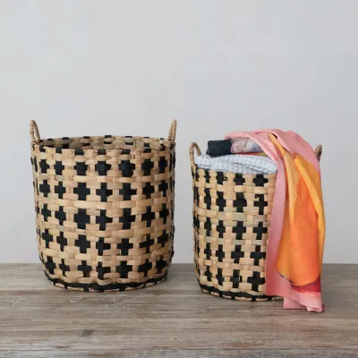 DG1012-LG Woven Water Hyacinth Basket
