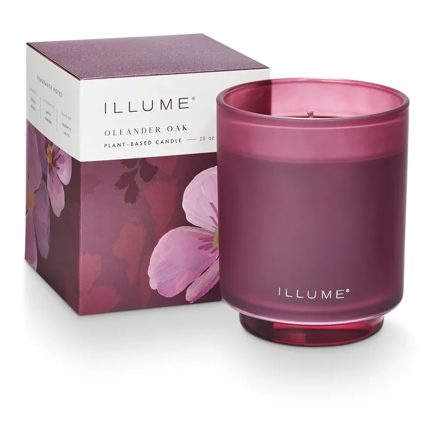Oleander Oak Refillable Glass Candle