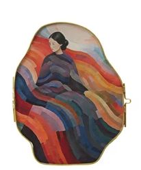 AH3846A-Brass/Glass Art Photo Frame 4