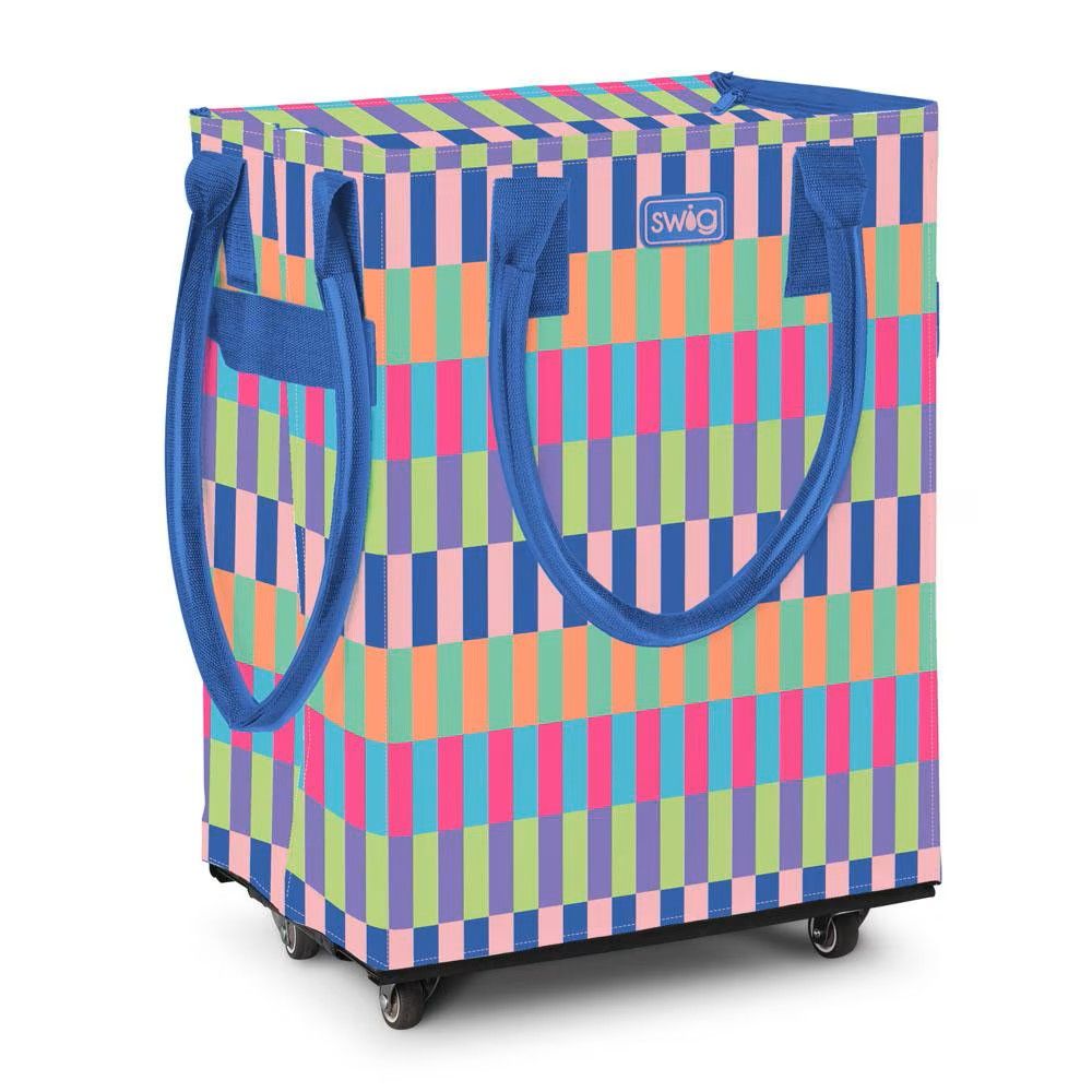 Brite Stripe Mega Tote Bag