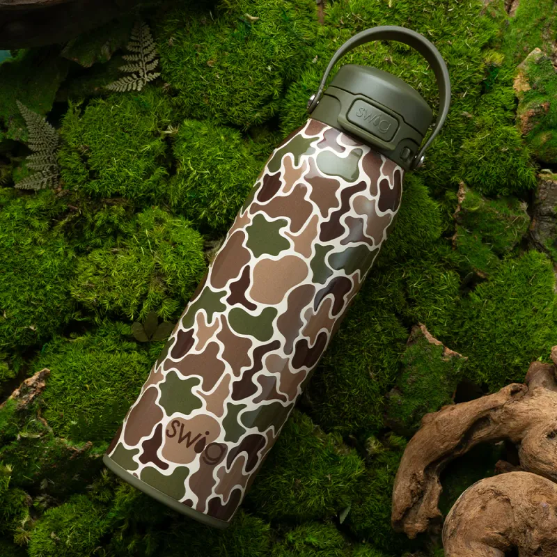 Hunting Camo Leakproof EZ Fill Bottle 32oz