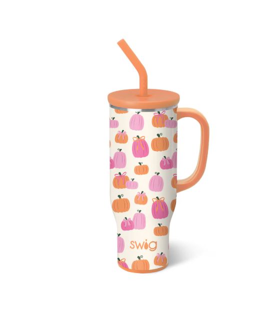 Pumpkins + Bows 30oz Mega Mug