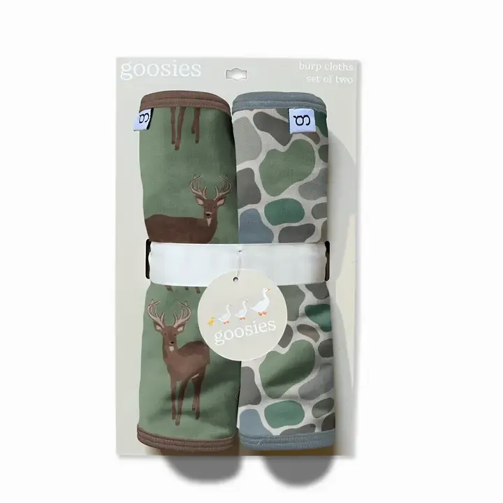 Deer-Burp Cloth Set