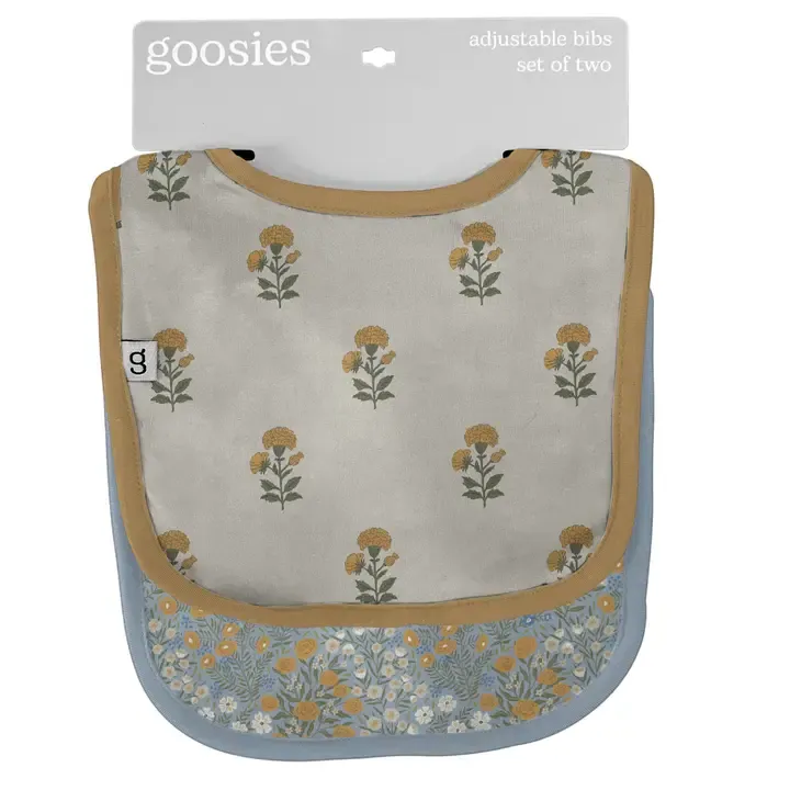 Marigold Block Print- Bib Set