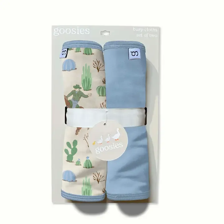 Saddle Up, Cowboy-Burp Cloth Set