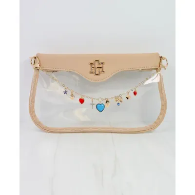 Avery Bag Chain Powder Blue Red