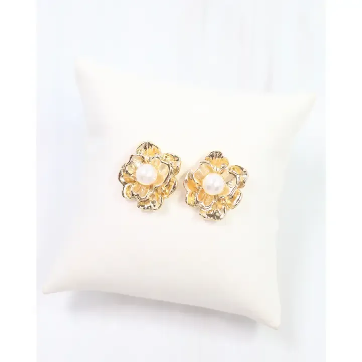 Flower Power Earring Gold