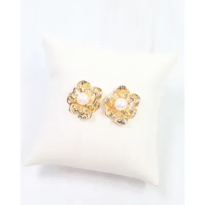 Flower Power Earring Gold