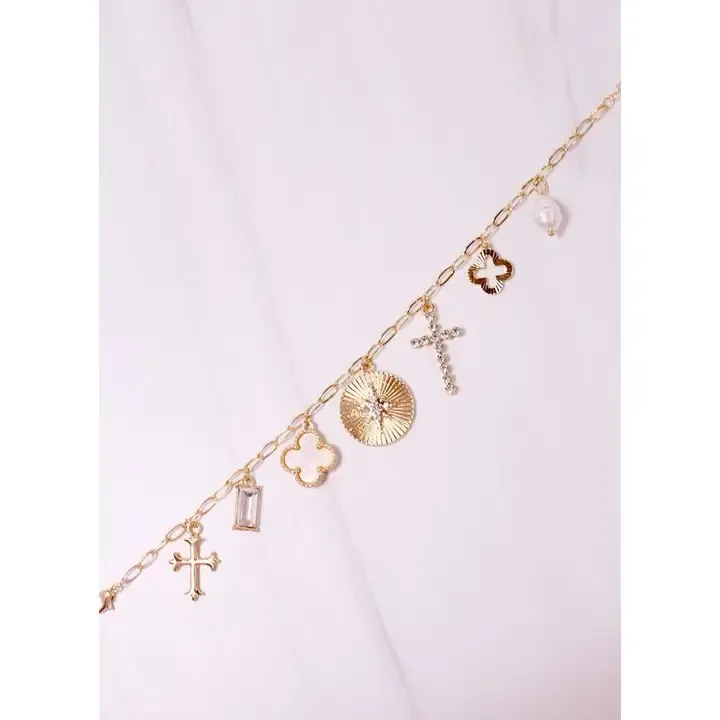 Mipsy Charm Bracelet-Gold