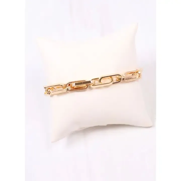 Rabson Link Stretch Bracelet Gold