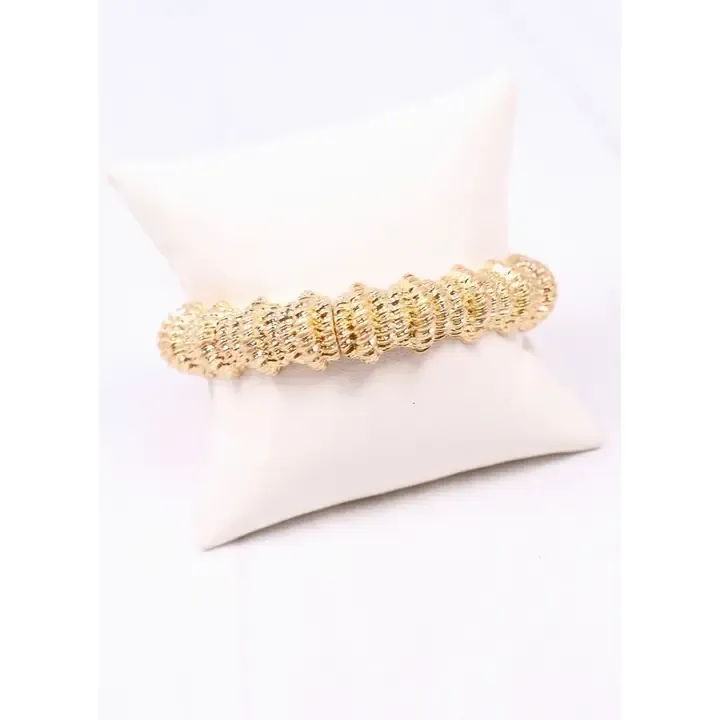 Sully Metal Stretch Bracelet Gold