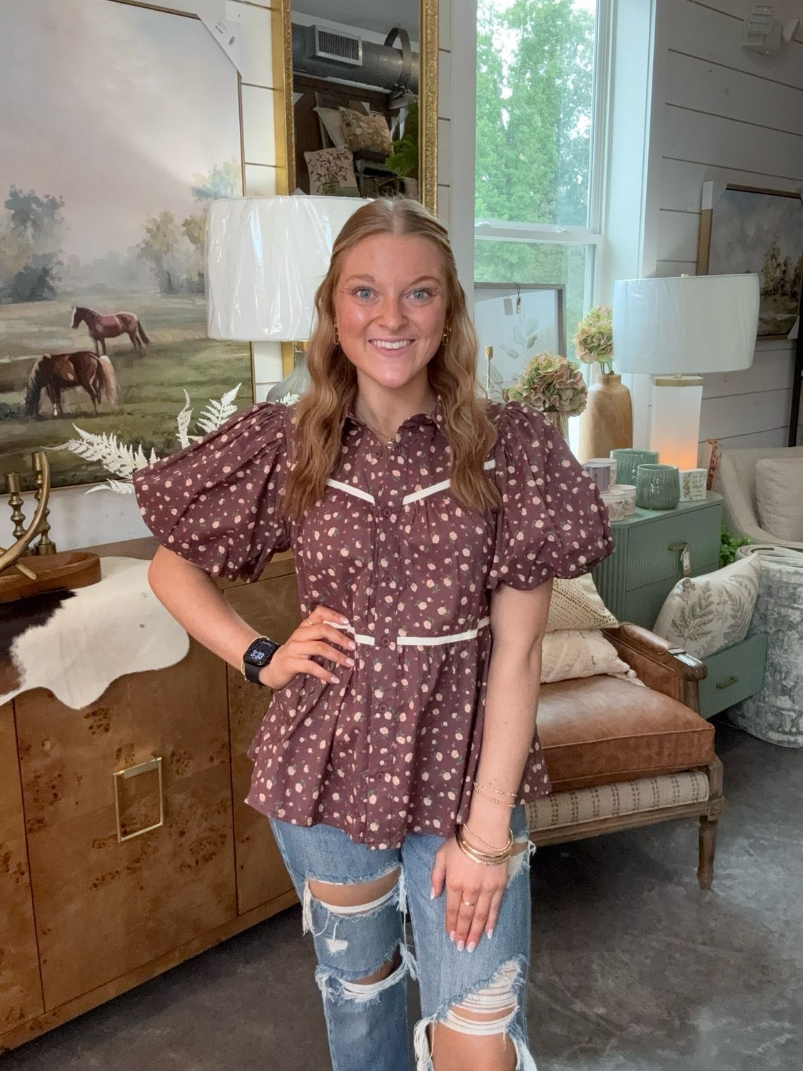 CH Mulberry Rose Top
