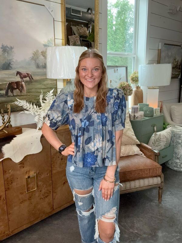 CH Blue Moon Petals Top