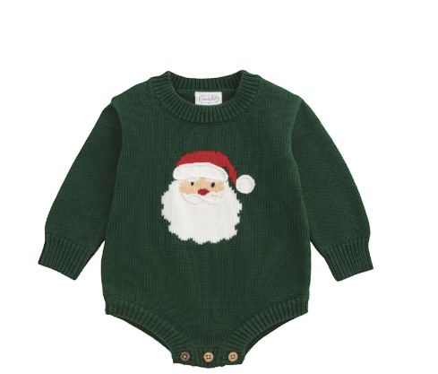 Green Santa Sweater Bubble