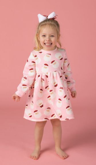 Santa Sweatshirt Dress
