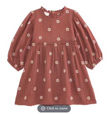 Daisy Embroidery Dress