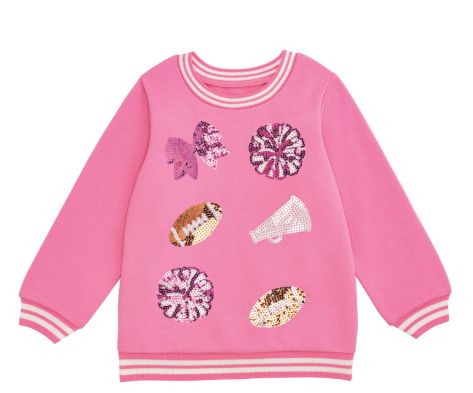 Sequin Cheer Sweatshirt