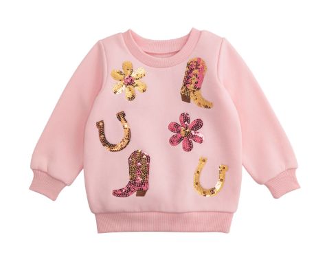 Western Sequin Sweatsirt