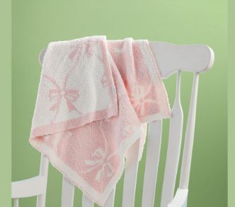 Bow Chenille Blanket