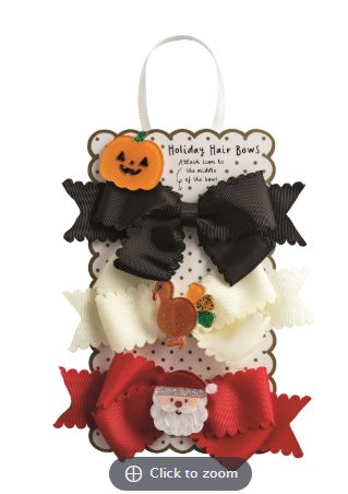 My First Holiday Bow Set