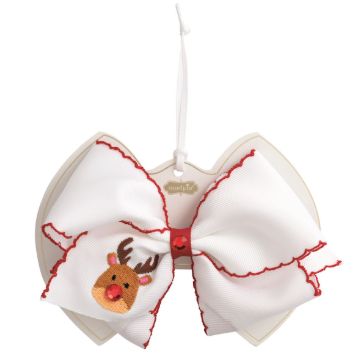 Reindeer Emb. Bow