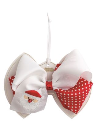 Santa Emb. Bow