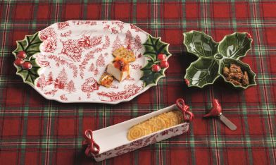 Holly Serving Platter