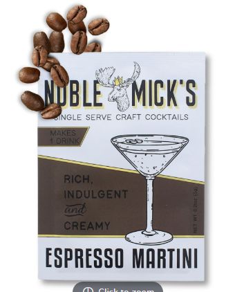 Cocktail Mix &amp; Cups Set-Espresso