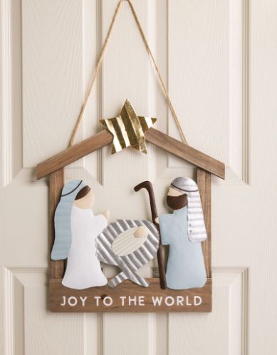 Nativity Door Hanger