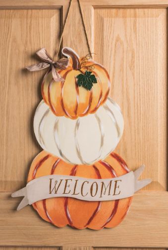 Pumpkin Stack Door Hanger