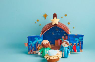 Musical Nativity Plush Set