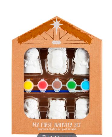 Paint Your Own Nativity Set