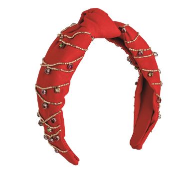 Red Holiday Headband