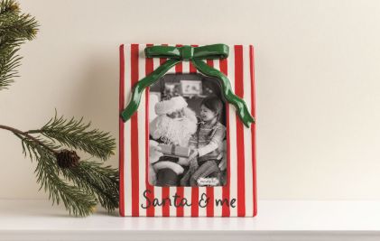 Ceramic Christmas Bow Frame