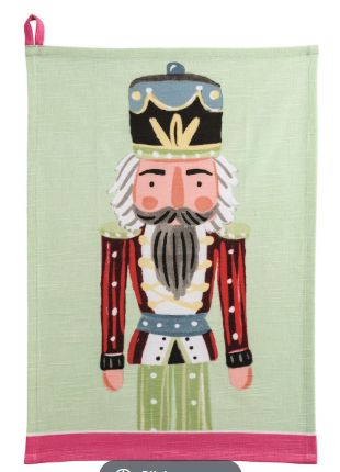 Green Nutcracker Towel