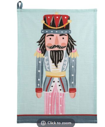 Blue Nutcracker Towel