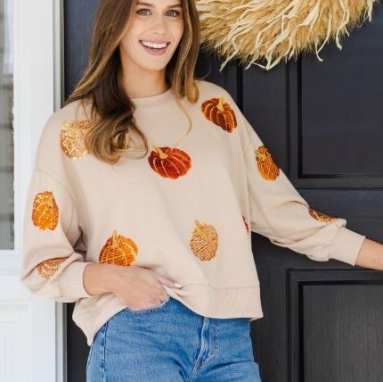 Millie Traditon Pumpkins Sweatshirt
