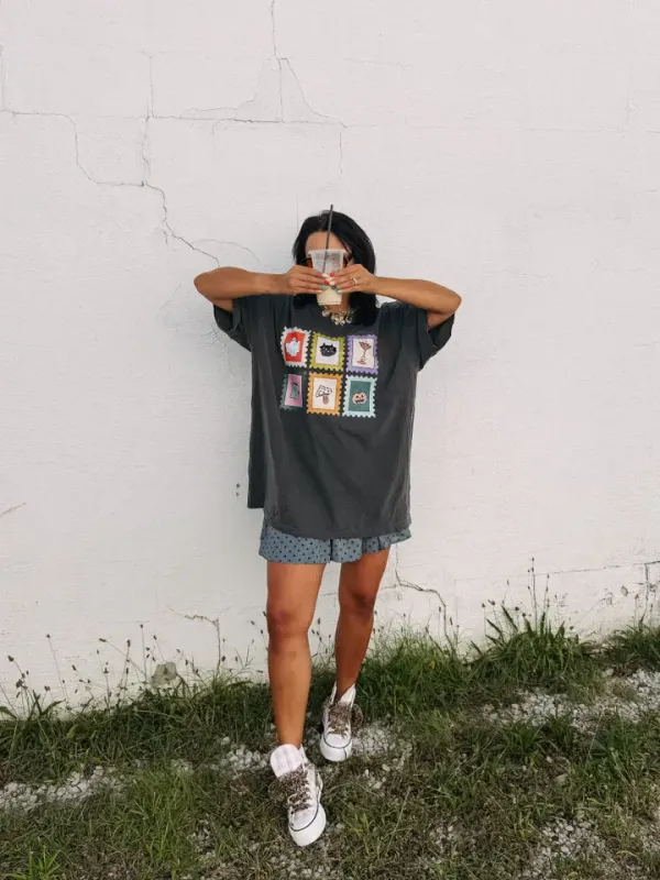 Halloween Stamps Graphic Tee