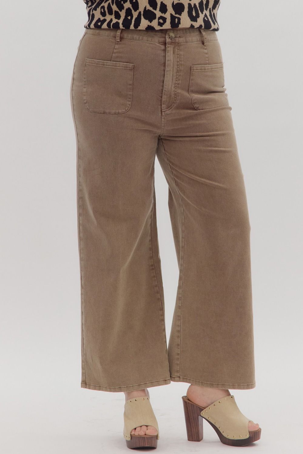 Just Go With It Pant-Brown