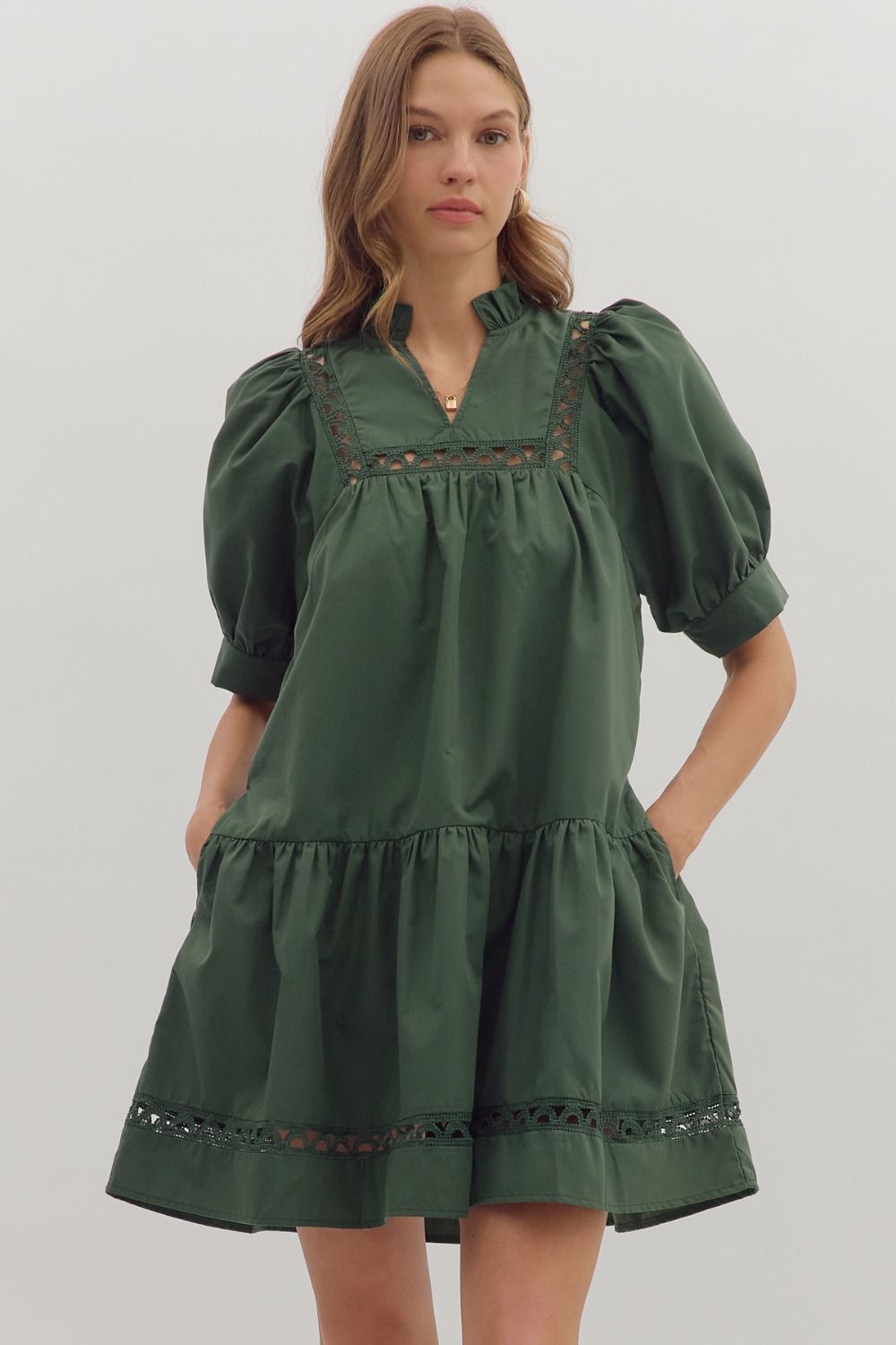 Axton Pine Mini Dress