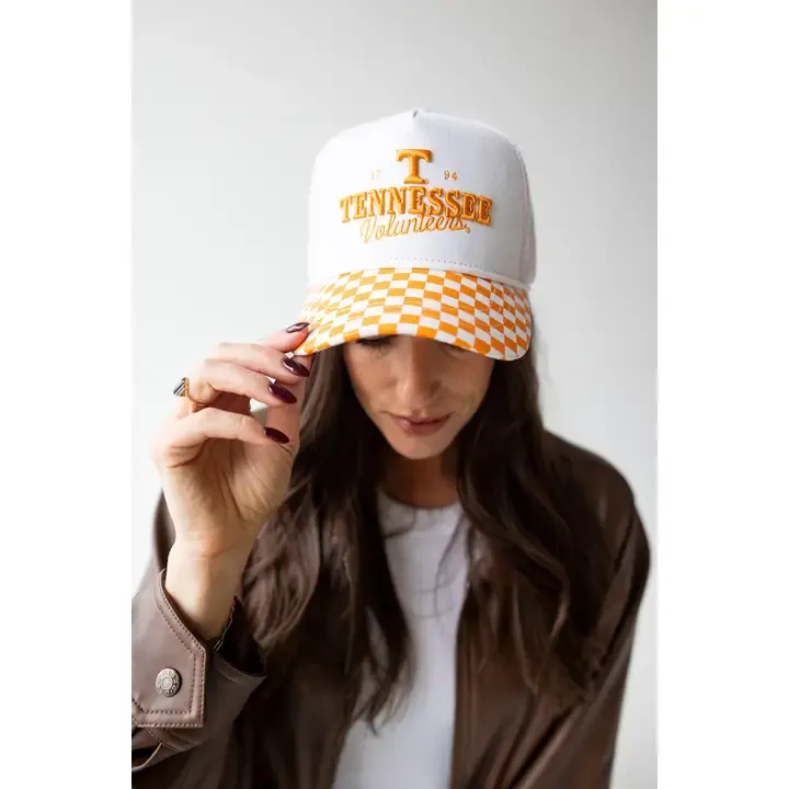 TN Albon Checkered Canvas Trucker