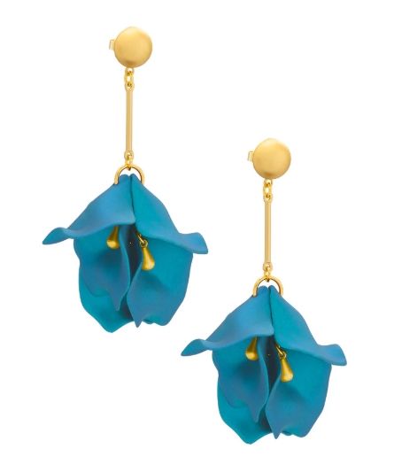 VG Metallic Petal Drop ER-Turquoise