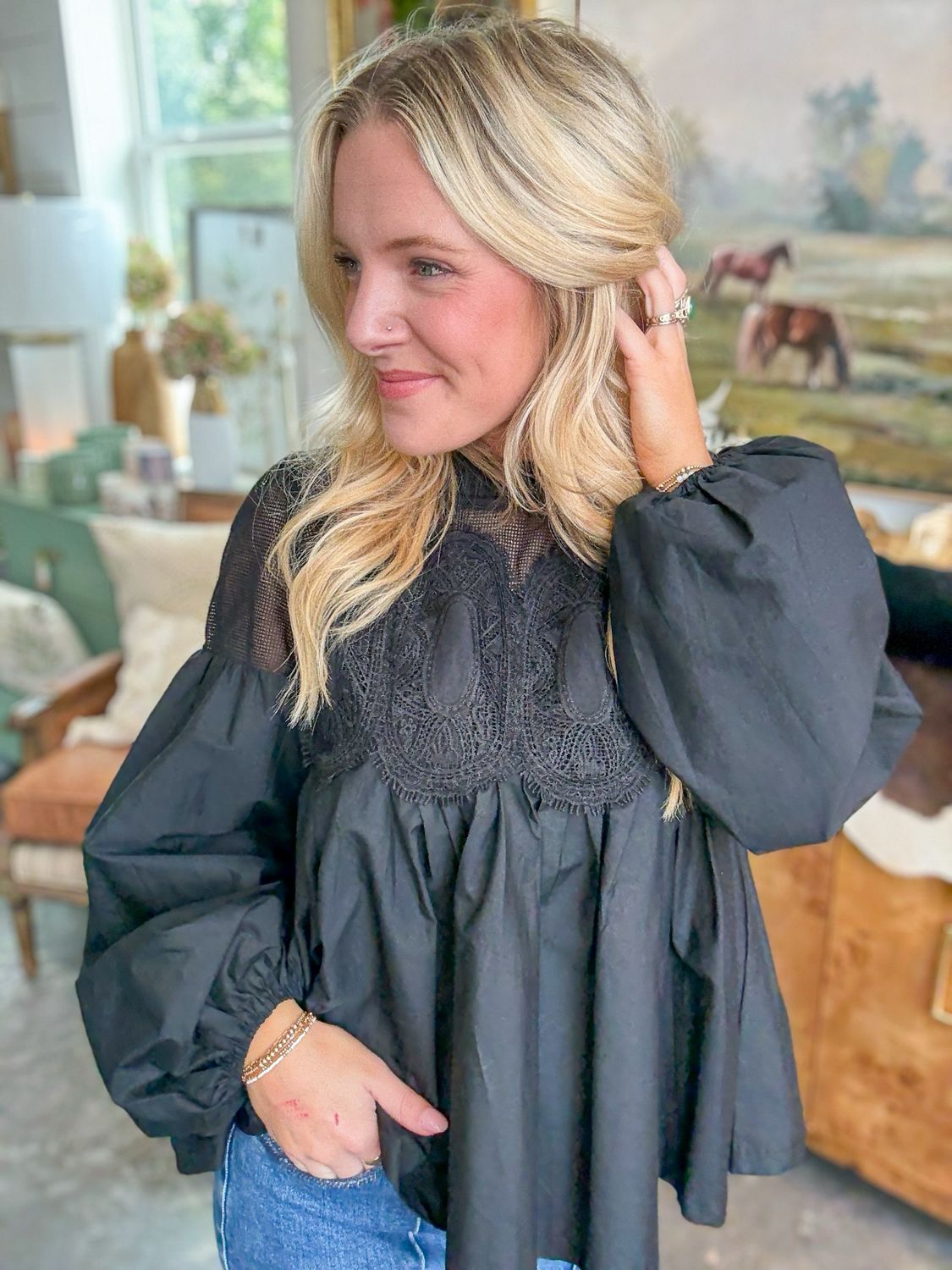 Midnight Blush Top